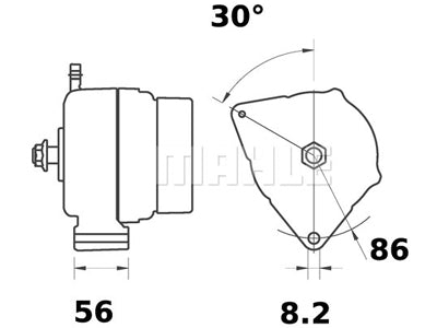 LATURI IA0598 12V 70A SAME