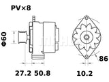 LATURI IA1299 12V 75A