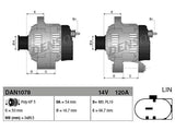 LATURI DAN1078 120A FIAT,ALFA,LANCIA