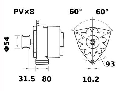 LATURI MG622 24V /140A