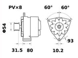 LATURI MG622 24V /140A