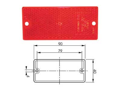 HEIJASTIN PUN 90X40MM #