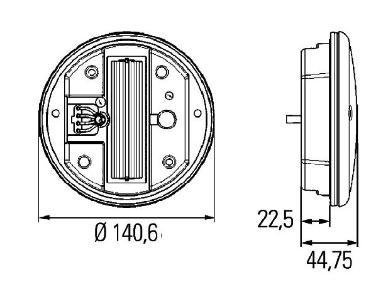 LED-TAKAVALO 10-31V 141MM