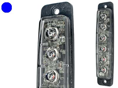 LED-MAJAKKA/VAROITUSVALO SININEN PYSTY #