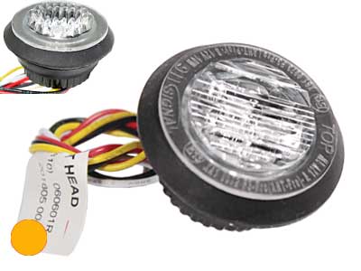 LED-MAJAKKA/VAROITUSVALO KELTAINEN 12/24V