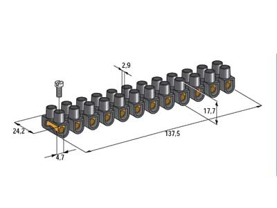 LIITINRIMA MUST 10MM