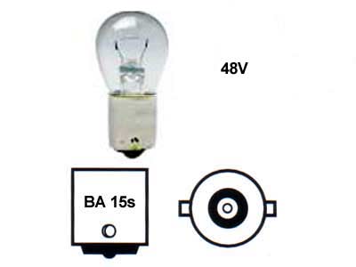 48V 8W BA15S TRUKKIPOLT.