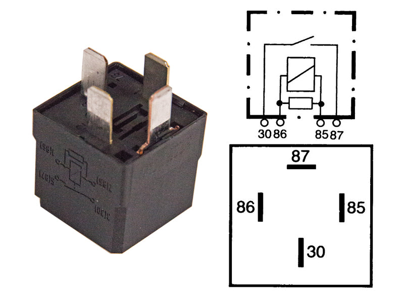 RELE 12V 40A 4-N.VASTUS