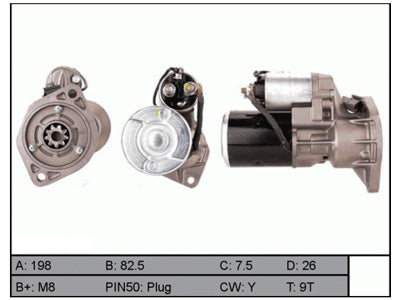 STARTTI 25-1207 NISSAN P-UP