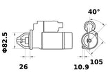 STARTTI IS1237 12V 4,0KW