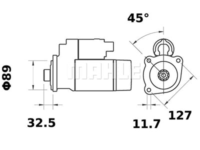 STARTTI IS1295 24V 5,5KW