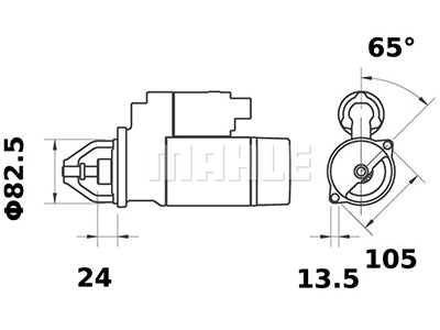 STARTTI IS1017 12V 2,7KW
