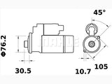 STARTTI IS1034 RUGGERINI 24V 2,5KW #
