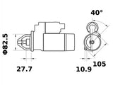 STARTTI MS658 12V 3,2KW