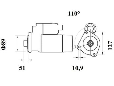 STARTTI MS821 24V6,5KW 12H