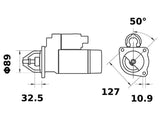 STARTTI 12V 4,0KW PERKINS