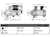 STARTTI 24V 7,8KW CUMMINS