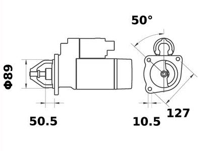 STARTTI VOLVO PENTA MS41