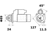 STARTTI IS0695 CASE 12V 3,1KW