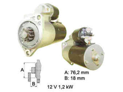 STARTTI MAHLE MS116 12V 1,2KW