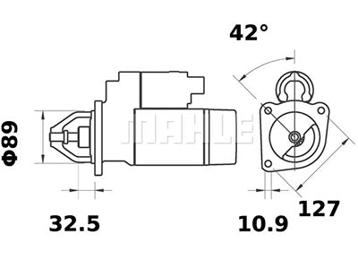 STARTTI IS1201 PERKINS 12V 3,2KW