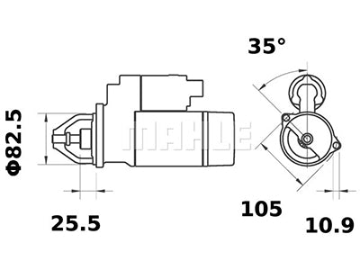 STARTTI IS1231 KHD 12V 2,6KW