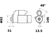 STARTTI IS1077 12V 4,2KW CASE