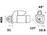 STARTTI MAHLE MS184 VALMET 11-H
