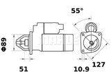 STARTTI IS1063 12V 4,2KW 10-H.