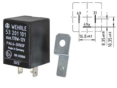 VILKKURELE 12V 31+49+49A
