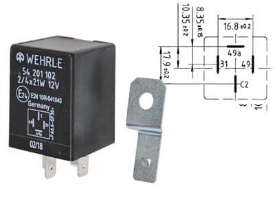 VILKKURELE WEHRLE 12V 4-N. C-31-