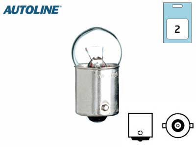 POLTTIMOPARI AUTOLINE 6V 5W BA15S  BLISTER