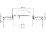JARRULEVY 2 KPL/PKT, ETU, CITROEN, DS, OPEL, PEUGEOT,