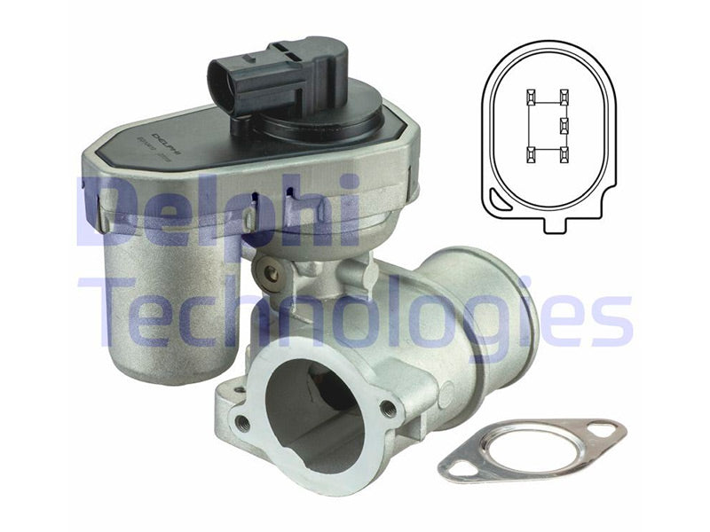 EGR-VENTTIILI MONDEO III 2.2TDCI 09.04-08.07