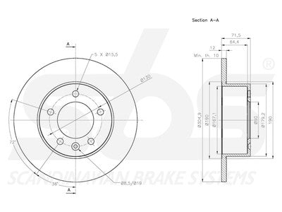 JARRULEVY SBS, 2 KPL/PKT, TAKA, NISSAN, OPEL, RENAULT