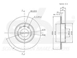 JARRULEVY SBS, 2 KPL/PKT, TAKA, CHEVROLET, OPEL