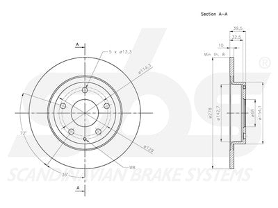 JARRULEVY SBS, 2 KPL/PKT, TAKA, MAZDA