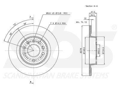 JARRULEVY SBS, 2 KPL/PKT, TAKA, CITR,FIAT,OPEL,SAAB
