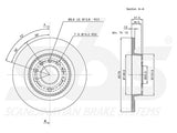 JARRULEVY SBS, 2 KPL/PKT, TAKA, CITR,FIAT,OPEL,SAAB