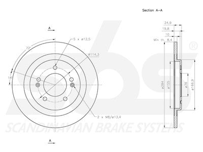 JARRULEVY SBS, 2 KPL/PKT, TAKA, HYUNDAI