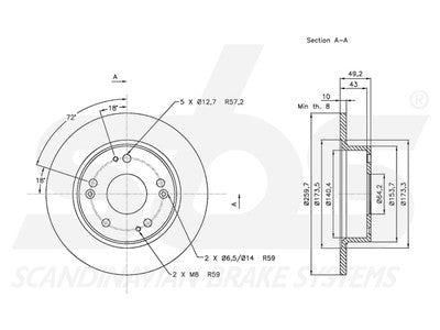 JARRULEVY SBS, 2 KPL/PKT, TAKA, HONDA
