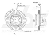 JARRULEVY SBS, 2 KPL/PKT, ETU, CITR,FIAT,OPEL,SAAB