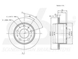 JARRULEVY SBS, 2 KPL/PKT, TAKA, CITROEN, FIAT, PEUGEOT