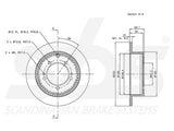 JARRULEVY SBS, 2 KPL/PKT, TAKA, CHRYSLER, MITSUBISHI, OPEL