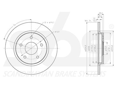 JARRULEVY SBS, 2 KPL/PKT, TAKA, CHRYSLER, DODGE, FIAT, VW