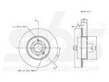 JARRULEVY SBS, 2 KPL/PKT, TAKA, OPEL, VAUXH.