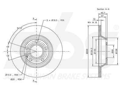 JARRULEVY SBS, 2 KPL/PKT, TAKA, FORD, SEAT, VW