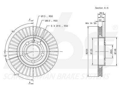 JARRULEVY SBS, 2 KPL/PKT, TAKA, AUDI, SEAT, SKODA, VW