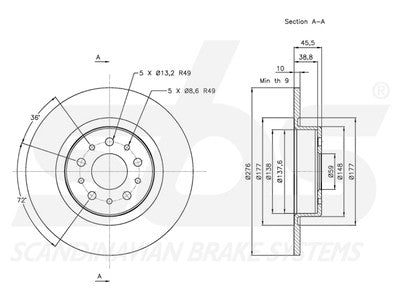JARRULEVY SBS, 2 KPL/PKT, TAKA, ALFA ROMEO