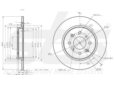 JARRULEVY SBS, 2 KPL/PKT, TAKA, HONDA